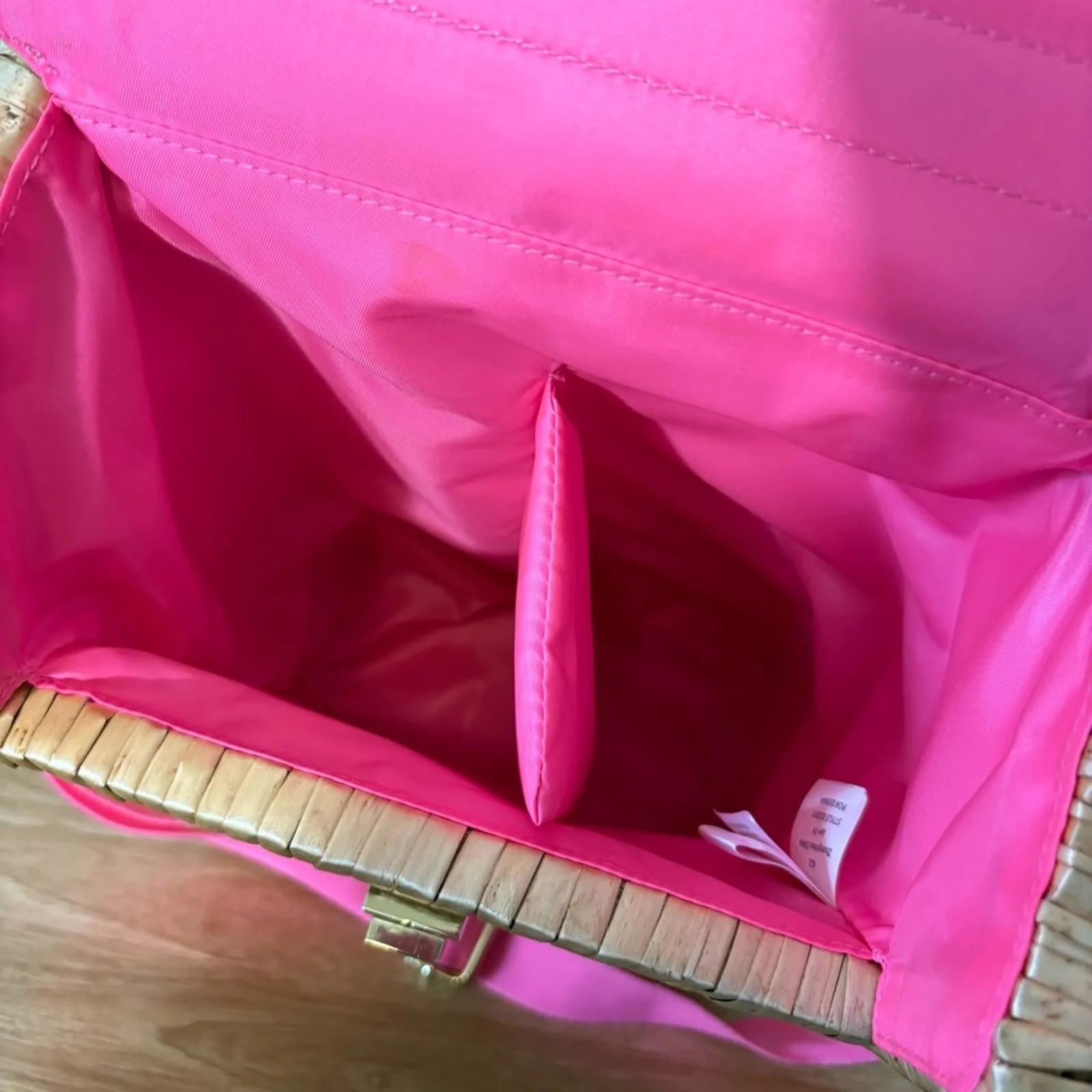 Lilly‎ Pulitzer Cheek To Cheek Wicket Wine Basket - Image 8