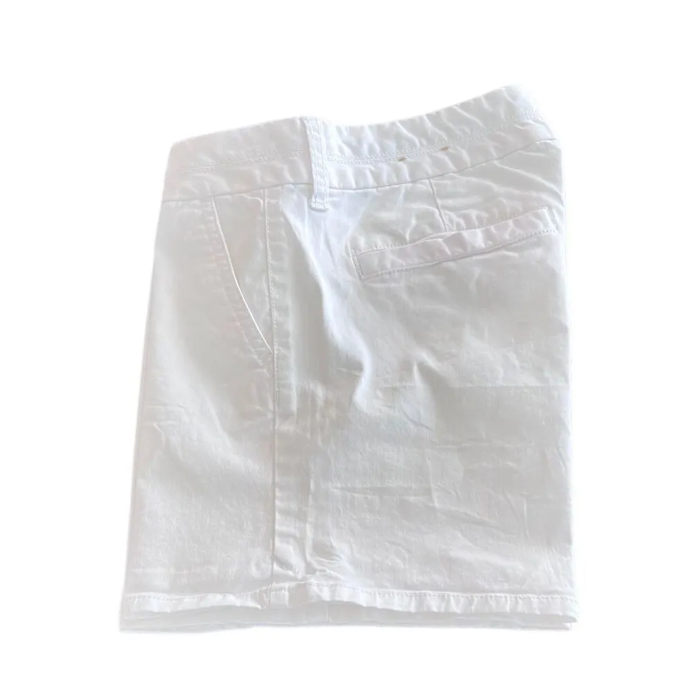American Eagle midi White shorts size 0 - Image 2