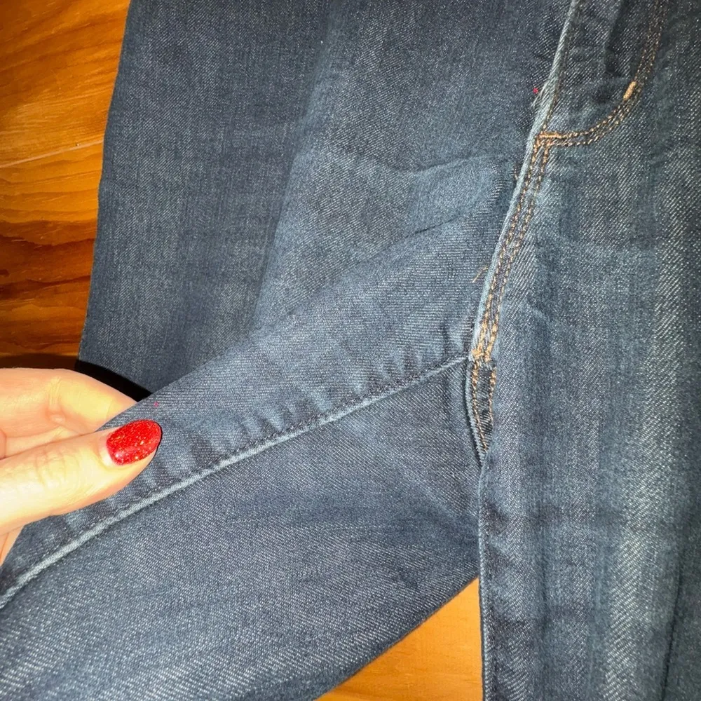 Ann Taylor LOFT womens size 10/30 curvy skinny mid rise denim jeans - Image 6