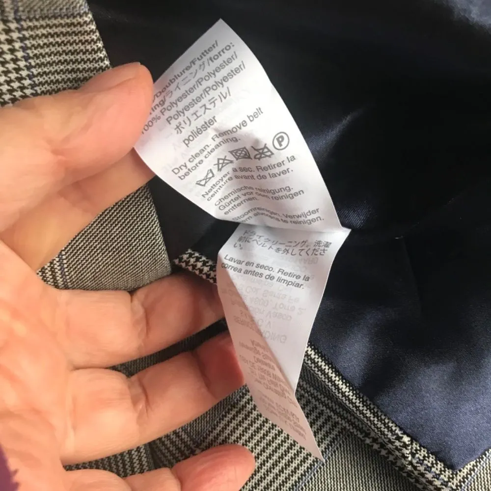 NWT J.crew plaid belted blazer - Image 8