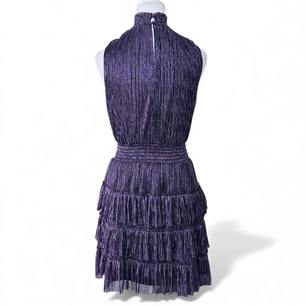 1.State Smocked Waist Ruffle Hem Dress Size XS Sleeveless. - Image 6