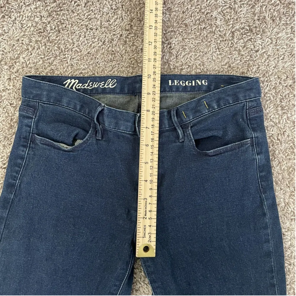Madewell Sz 28 Skinny Leg Blue Jeans Leggings Jeggings Women’s - Image 4