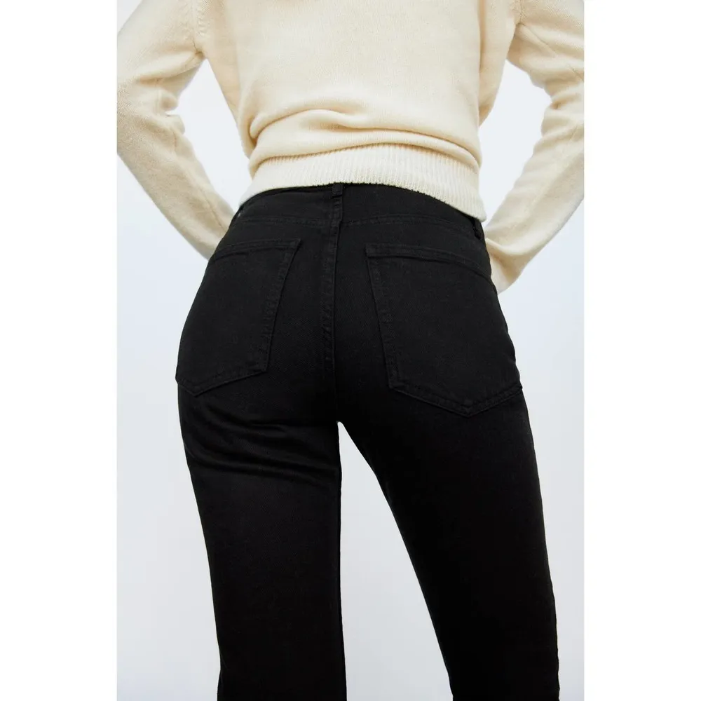 Zara The 90’s High Waist Slim Cropped - Image 11