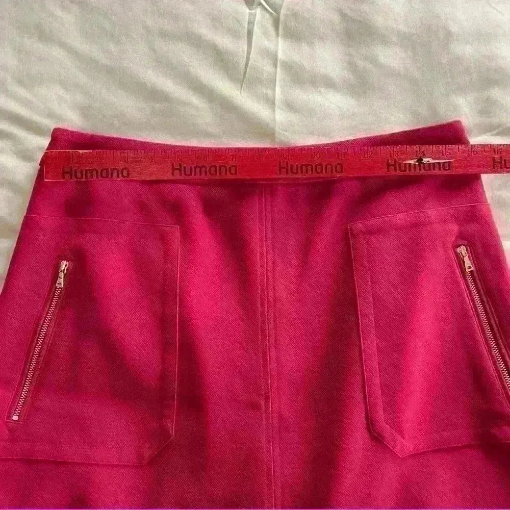 Ann Taylor LOFT Skirt Women’s Size 10 Pink Career Straight Short Lined Pockets - Image 4