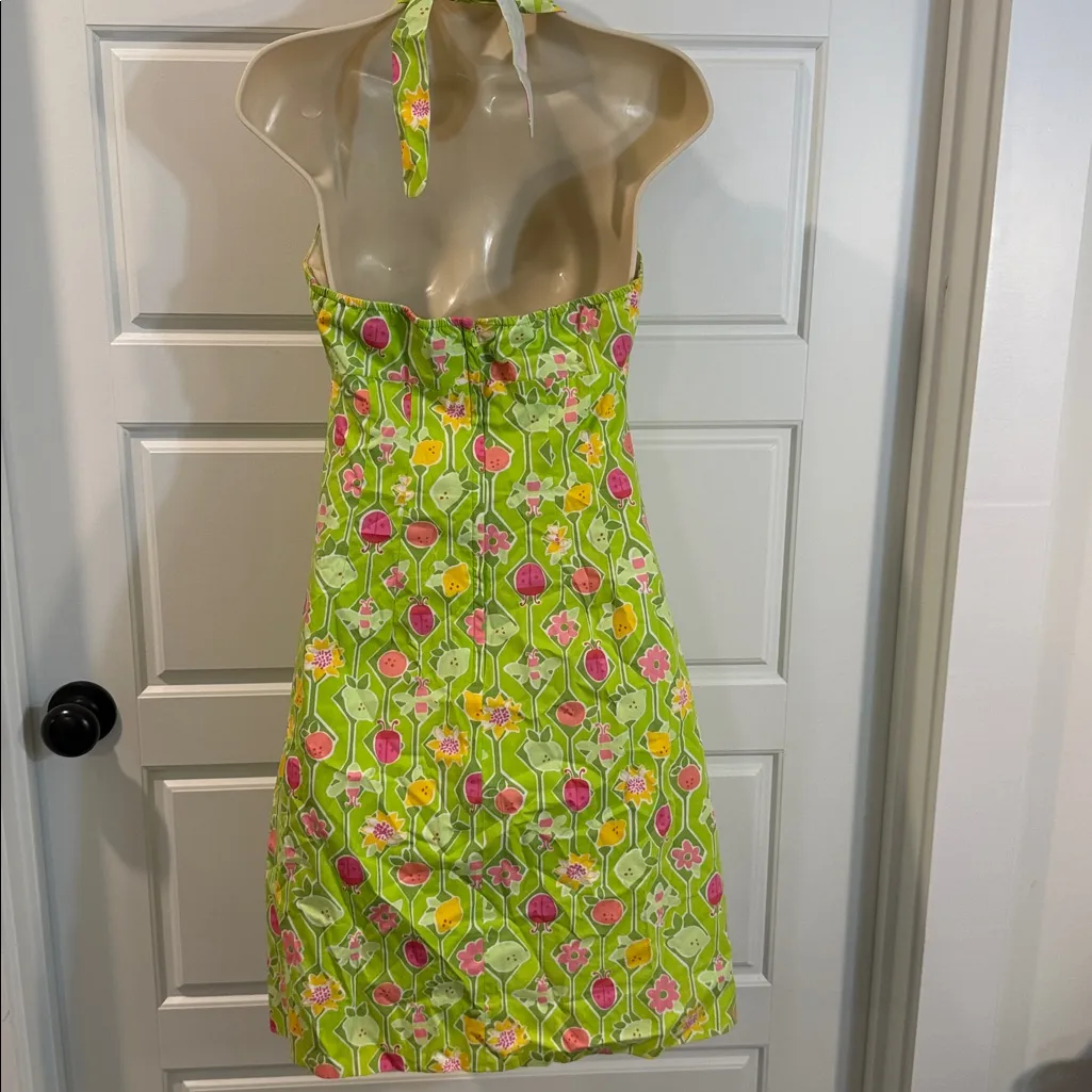 Lilly Pulitzer lady Bug Halter Dress 8 - Image 4