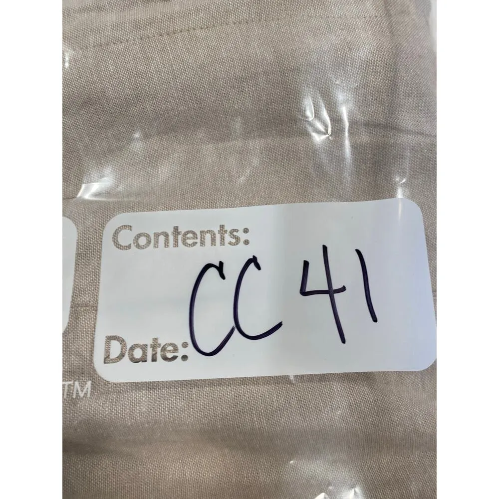 Jason Wu High Rise Linen Blend Side Braid Trim Wide Leg Pants Beige Women's 10 - Image 12