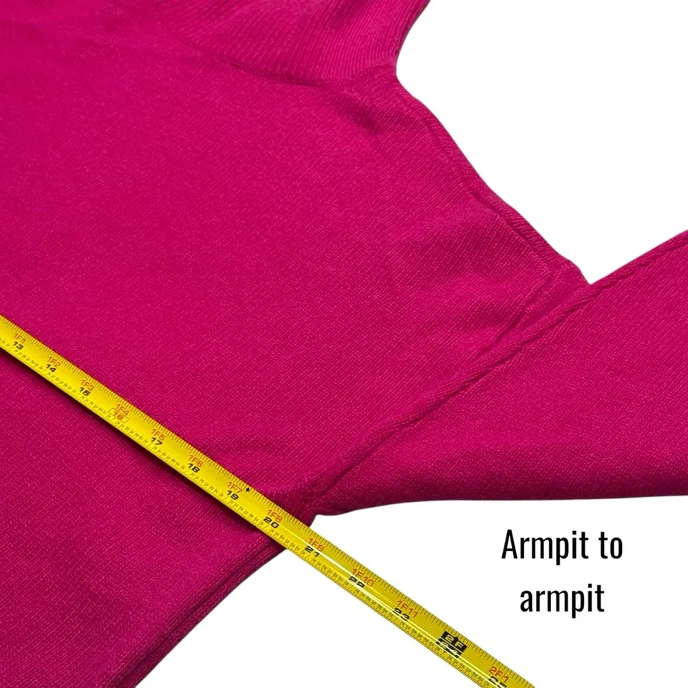 The Group by‎ Babaton Pink 100% Cashmere Cozy Turtleneck Valentine’s Holiday XS - Image 9