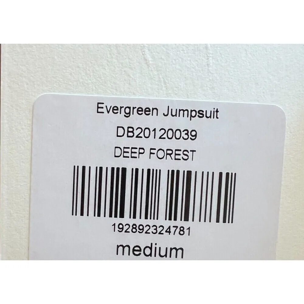 Jumpsuit Women's S Green Army Tie bohemian Front Boiler Zip Closure Coveralls M Size M - Image 5