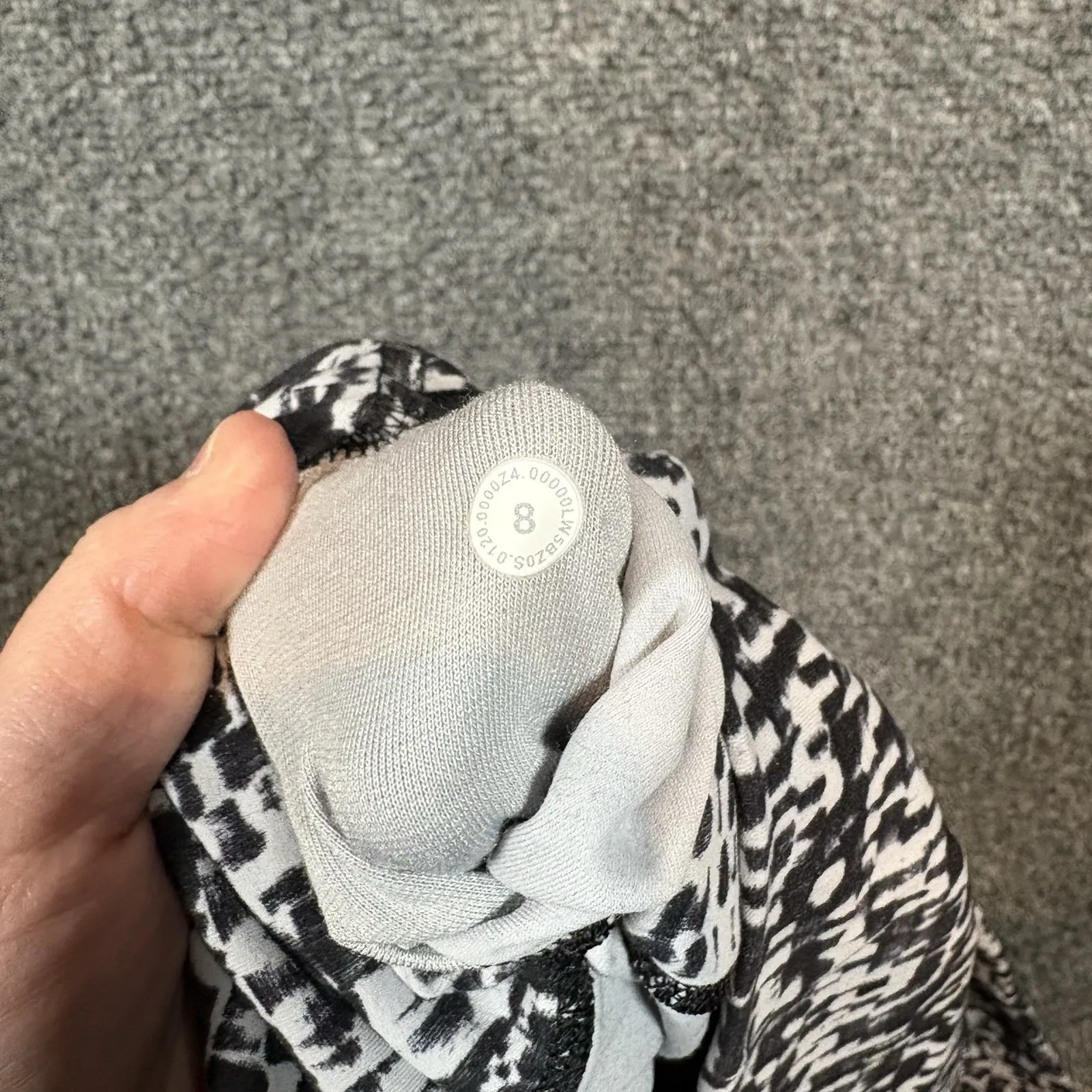 Lululemon Align Pants Womens Size 8 Black White Nulu Legging Skinny Leg Stretch - Image 2