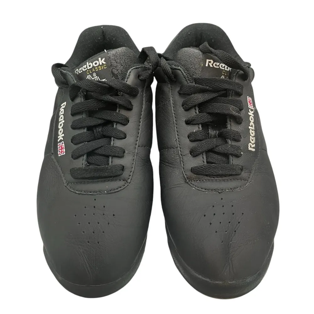 REEBOK CLASSIC 7.5 FREESTYLE BLACK LOW SNEAKERS - Image 2