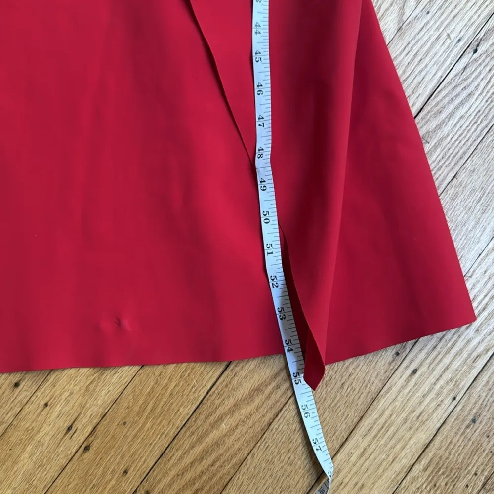 CHIARA BONI LA PETITE ROBE Red One-Shoulder Dress size large - Image 6