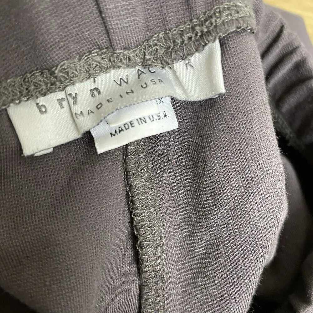 Bryn Walker Modal Blend Pull On Capri Leggings Gray Elastic Waist Womens Small - Image 8