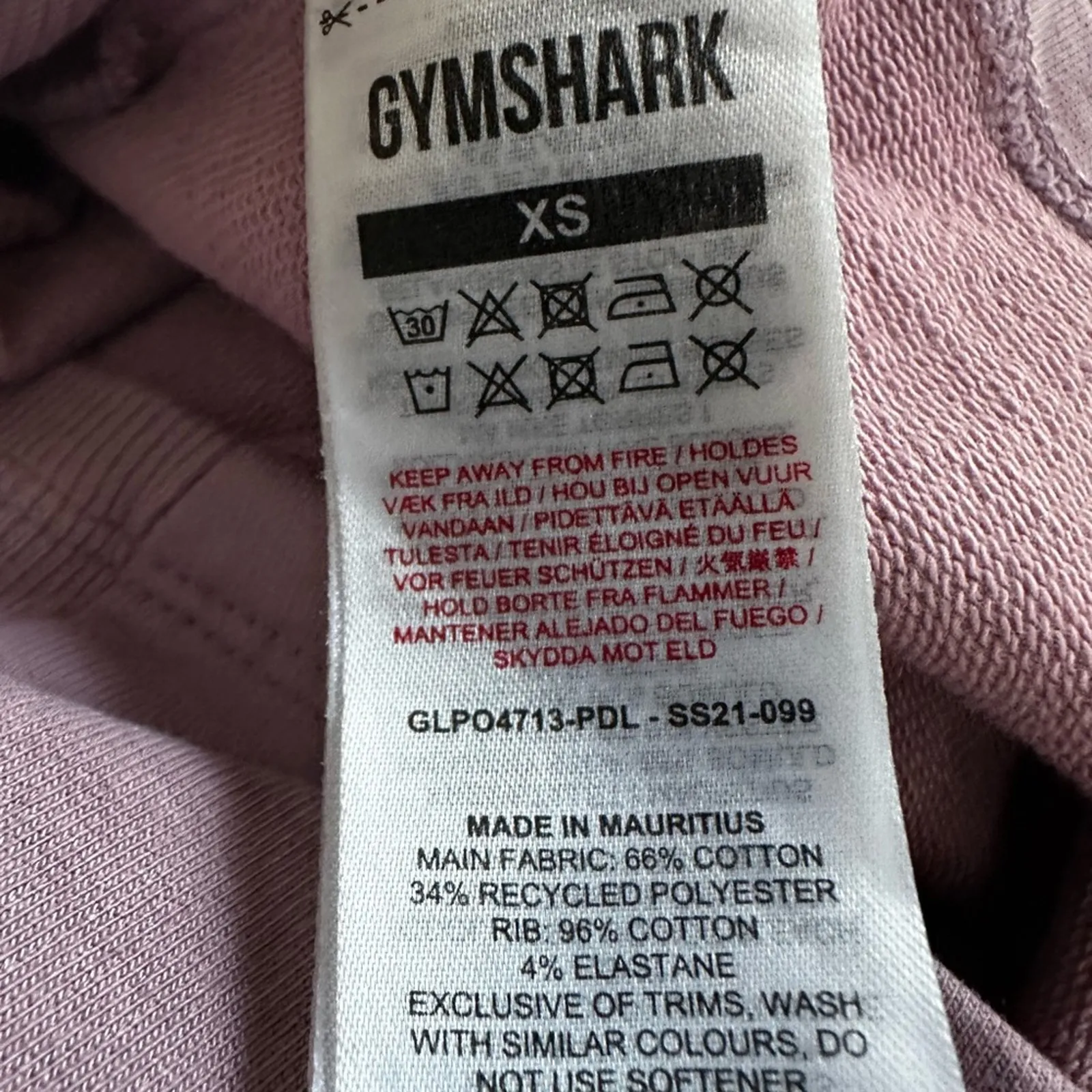 Gymshark Purple Lavender Crop Tee Long Sleeve Top T-Shirt Athletic Gym Workout - Image 6