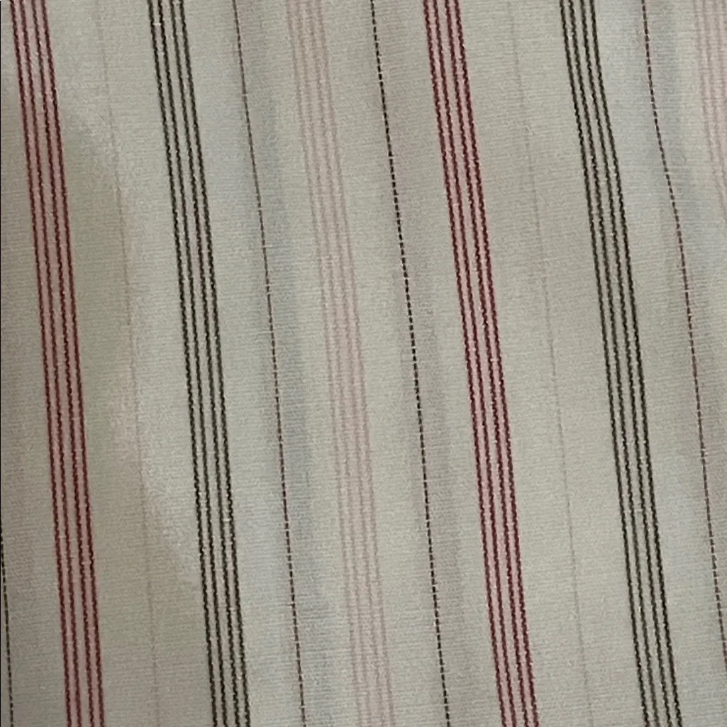 Brooks Brothers Semi-Fitted French Cuff Button Up Striped Shirt Top Womens 12 - Image 9