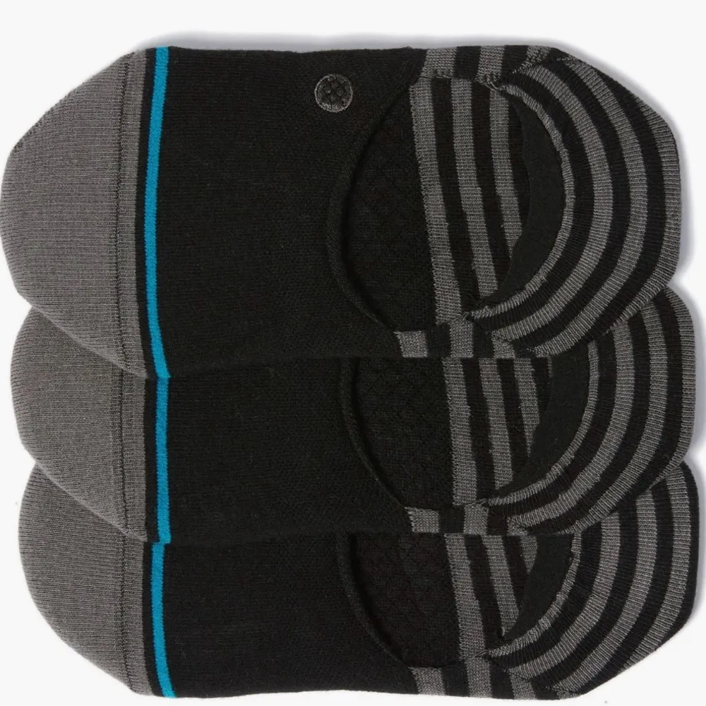 Stance Sensible 2 No Show 3pack Womens Sz. S Black - Image 3