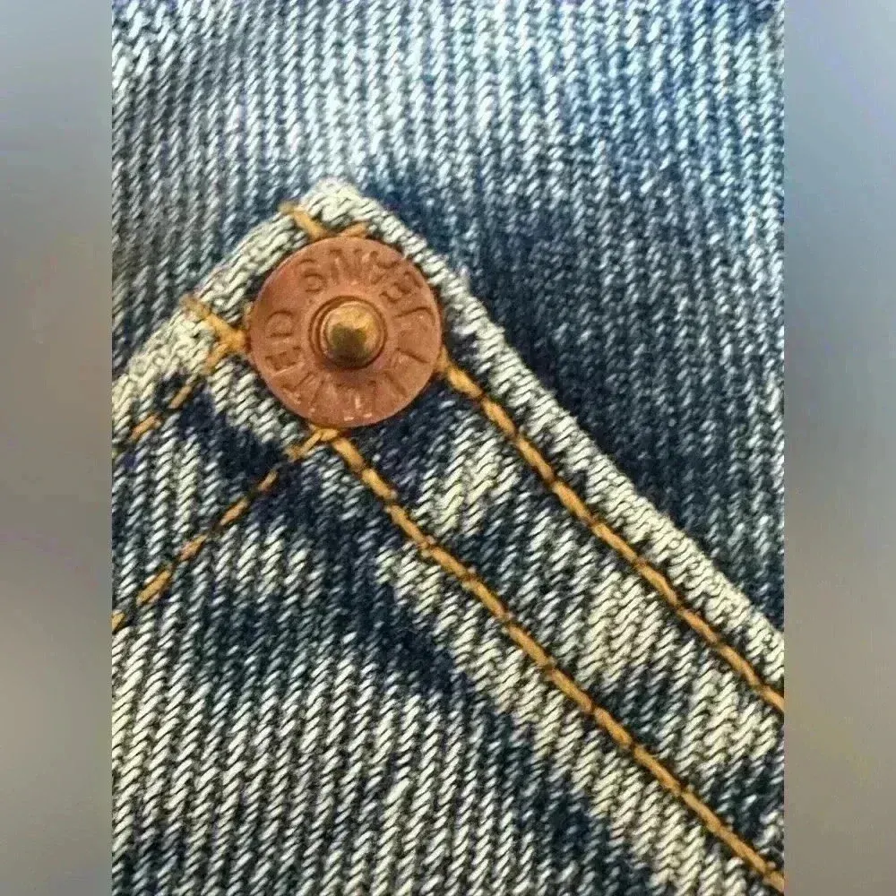 Vintage Limited Too Jeans USA Beaded Floral Boho Bootcut Jeans Women’s 6R Y2K - Image 13