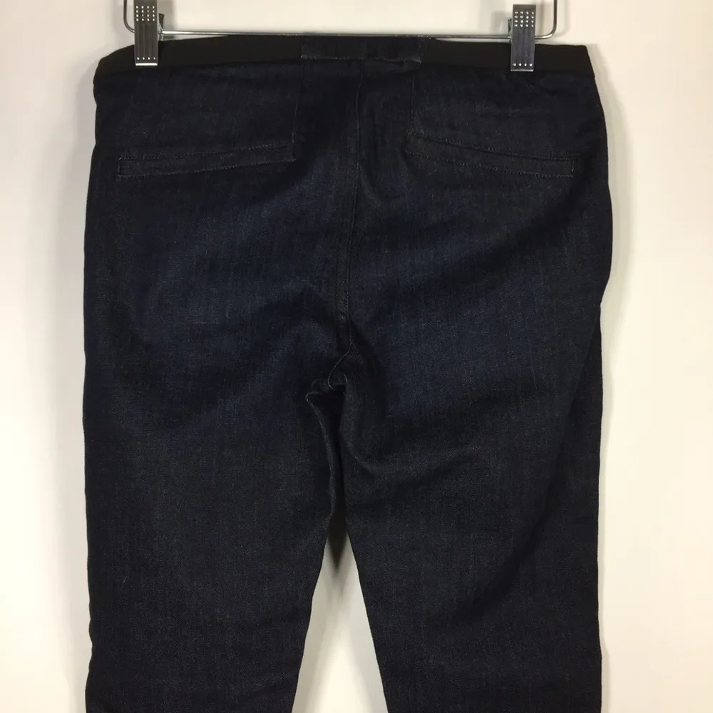 Helmut Lang  Leather Panel Stretch Jeans 27 - Image 15