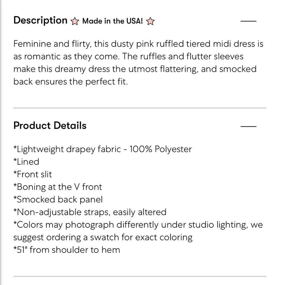 Show Me Your Mumu Small Reese Ruffle Dress in Dusty Blush Crisp Tiered sundress - Image 5