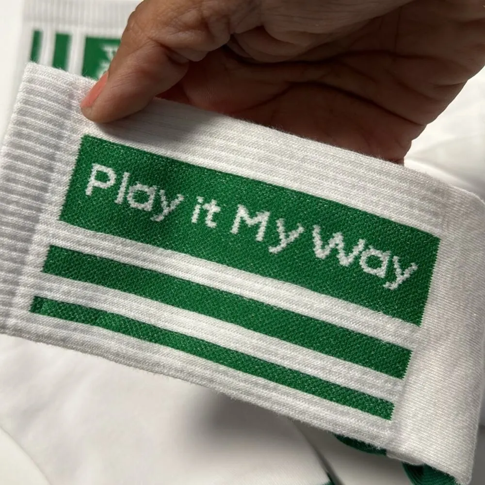 Halara Play It My Way Crew Socks Pickle Ball Sports Summer 2 Pack - Image 3