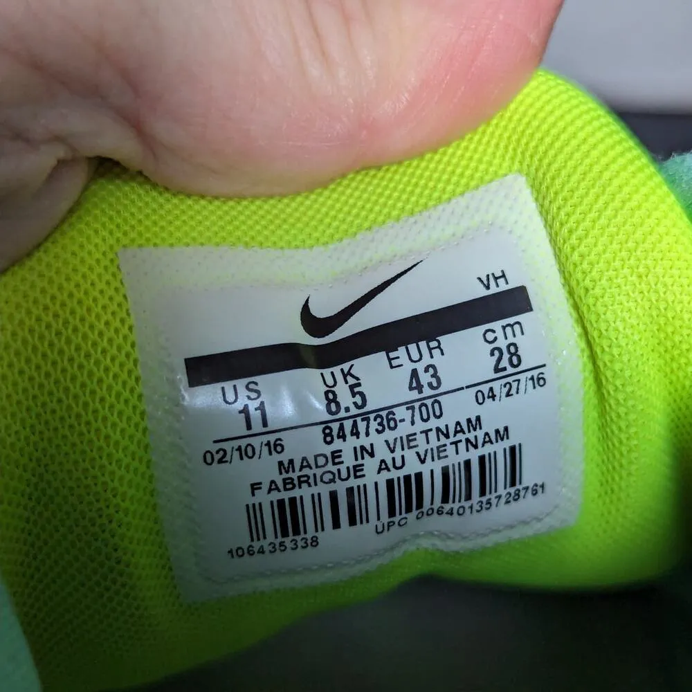 Nike Lunarstelos Running Shoes Sneakers 844736-700 Volt Sportswear Activewear - Image 6
