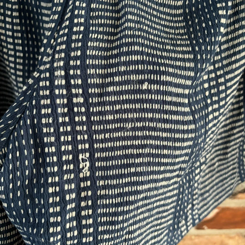 Anthropologie Blue Textured Belted High Rise Shorts NWT, S - Image 6