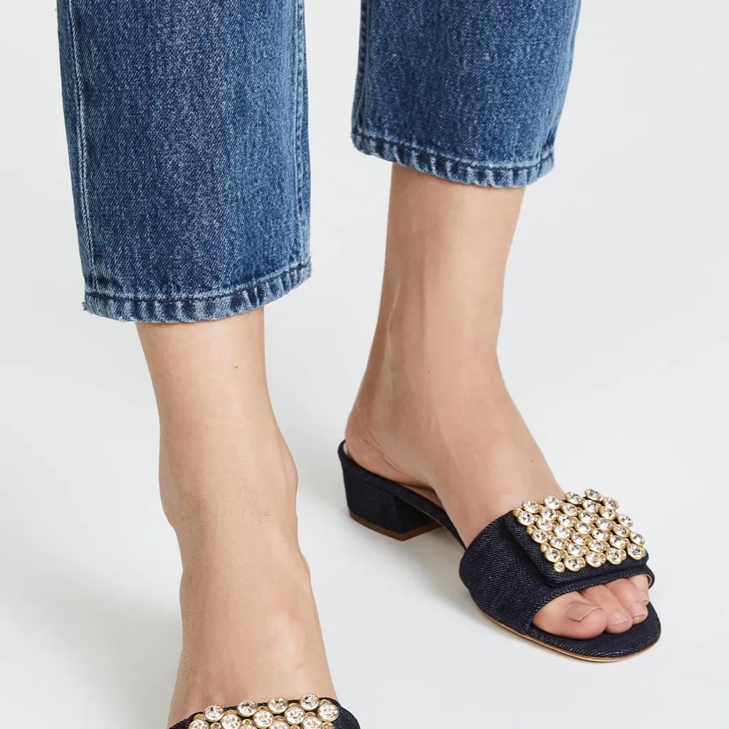 Kate Spade Mazie Indigo Heels sz 7 NWT - Image 4