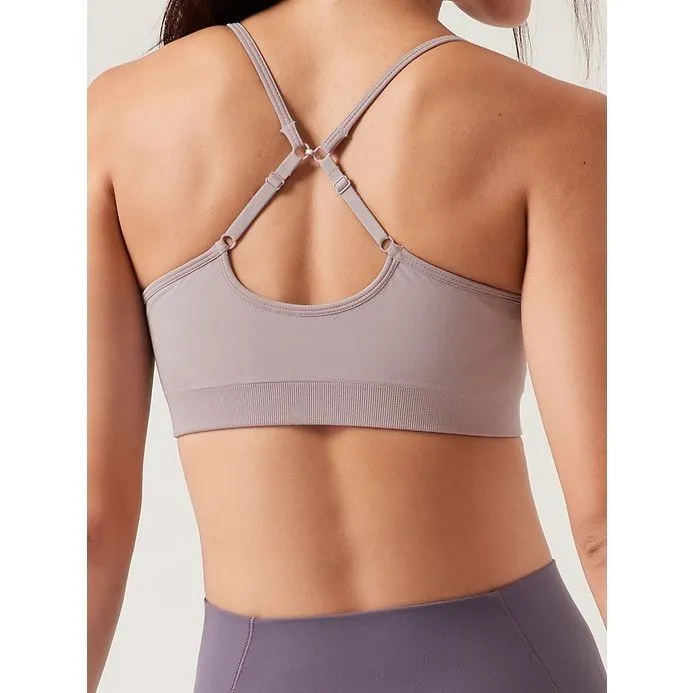 ✨Athleta Renew Tinsel Purple Sz Medium Bra✨ - Image 4