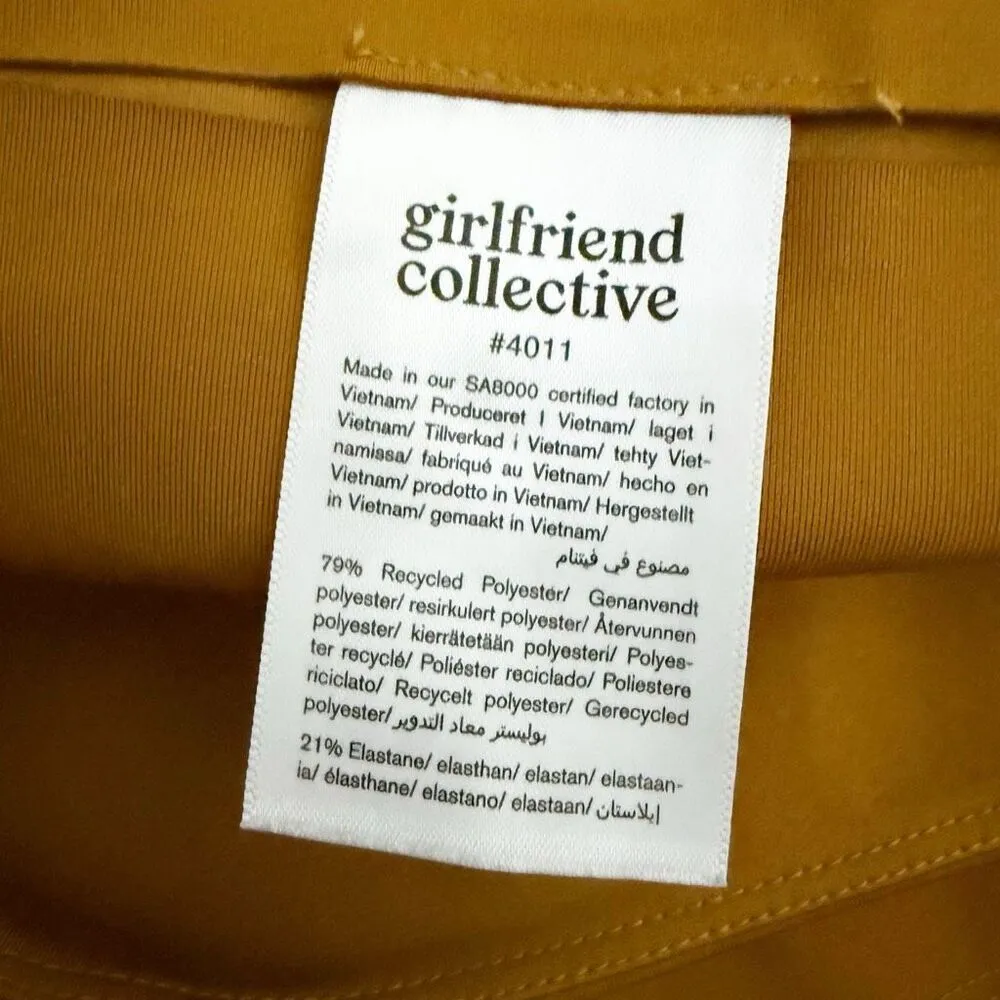 GIRLFRIEND COLLECTIVE | Camel Tan Bicycle Shorts Stretch High Rise | Medium - Image 6