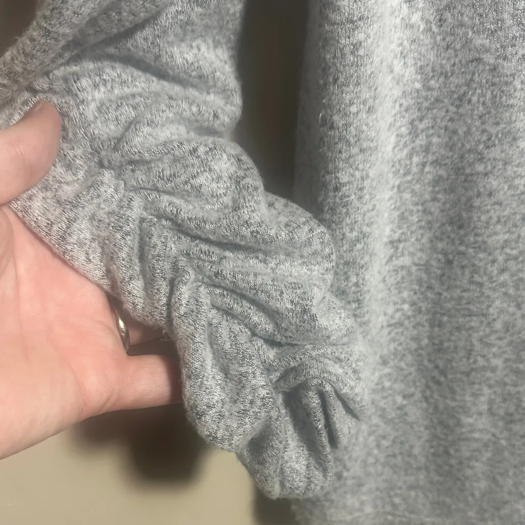 Habitat Gray Cowl Neck Sweater | Large - Image 4