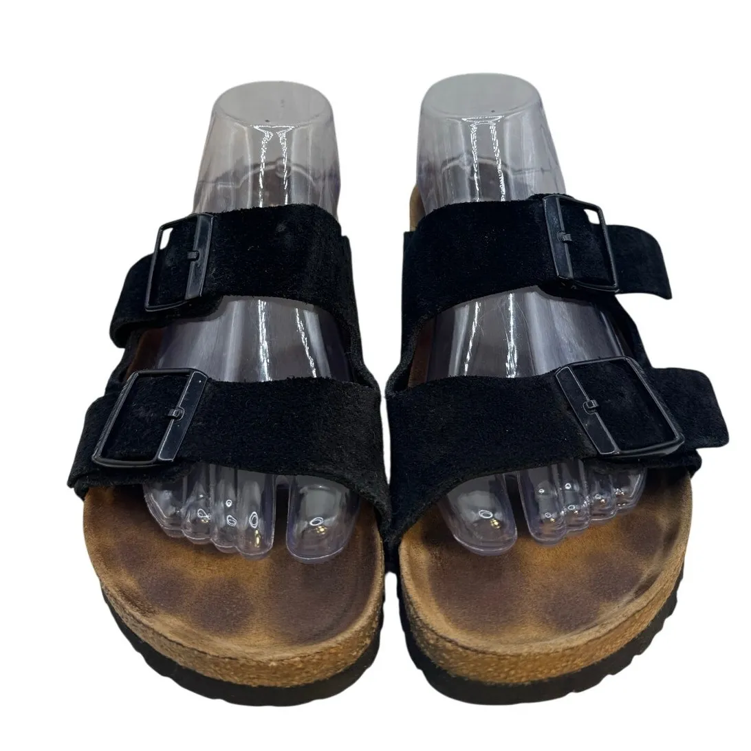 Birkenstock Arizona Soft Black Slip On Sandals Women's Size 40 US 9 - Image 3