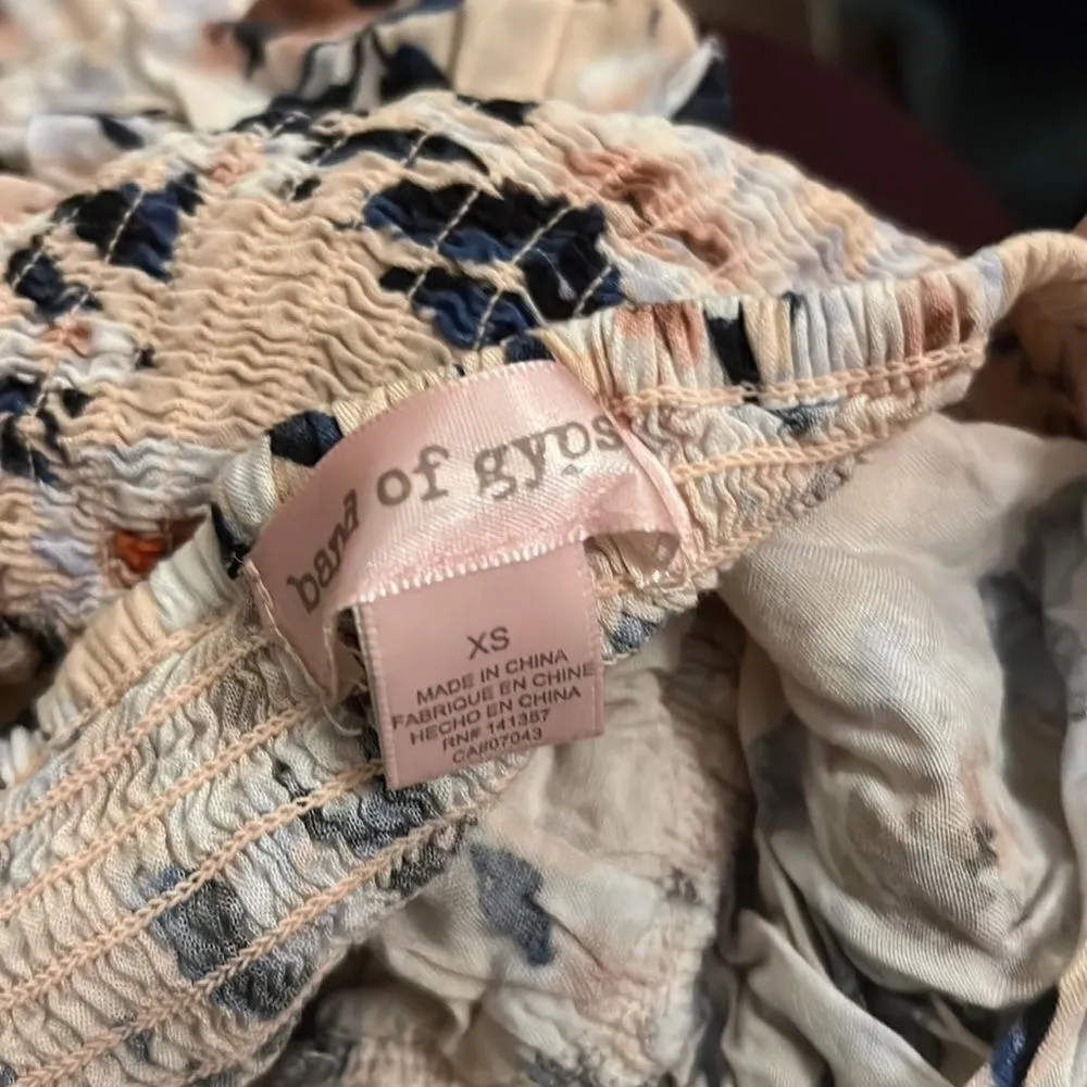 Band of gypsies pink halter romper maxi xs - Image 9