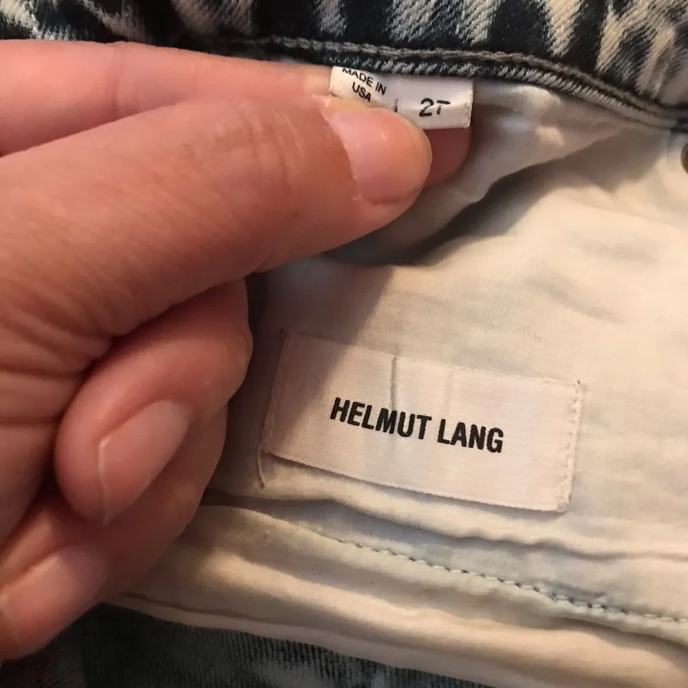 Helmut Lang Sky Wash Crop Skinny Jeans sz27 - Image 5