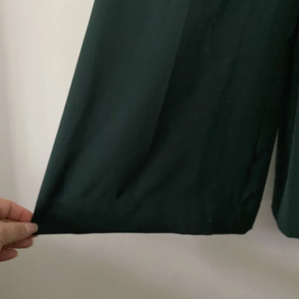 H & M Off the Shoulder Ruffle Cropped Wide Leg Jumpsuit Size 4 NWT - Image 4