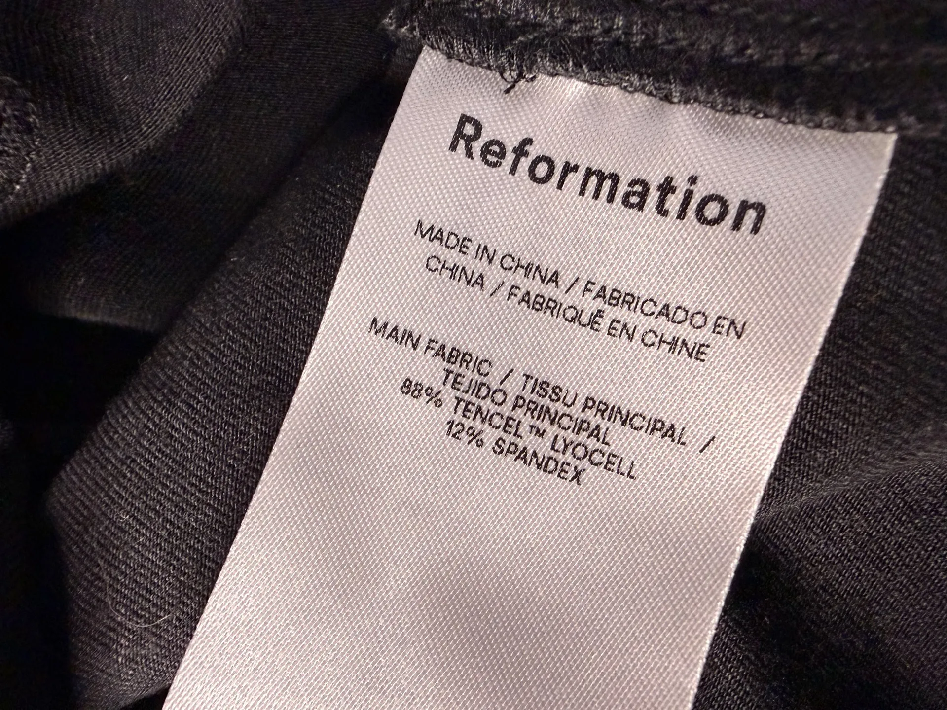 Reformation Cambrie Knit Top Black Red Size Small - Image 7