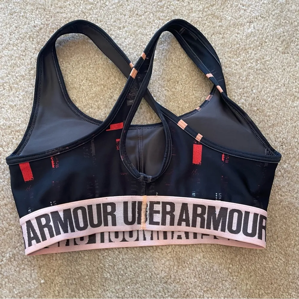 Under Armour Padded Patterned Sports Bra - Image 4