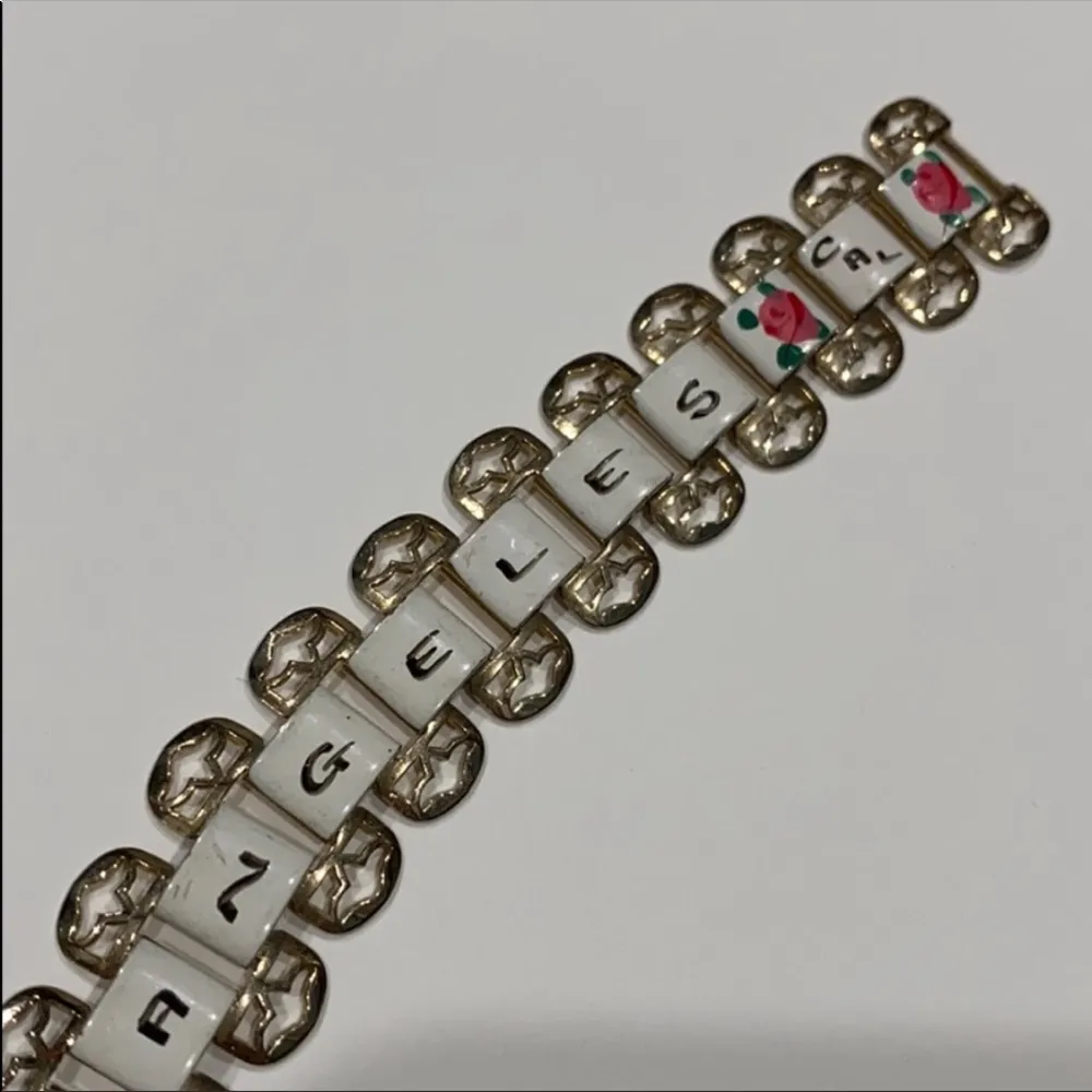 Vintage 1940s 1950s Los Angeles Panel Bracelet - Image 11