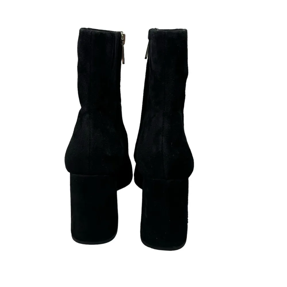 Sam Edelman Codie Ankle Bootie Black Suede Leather 10 - Image 4