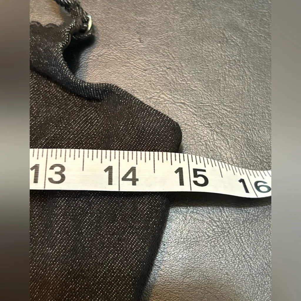 White Fox Boutique Black Sleeveless Bustier 100% Cotton Camisole size S NWOT - Image 9