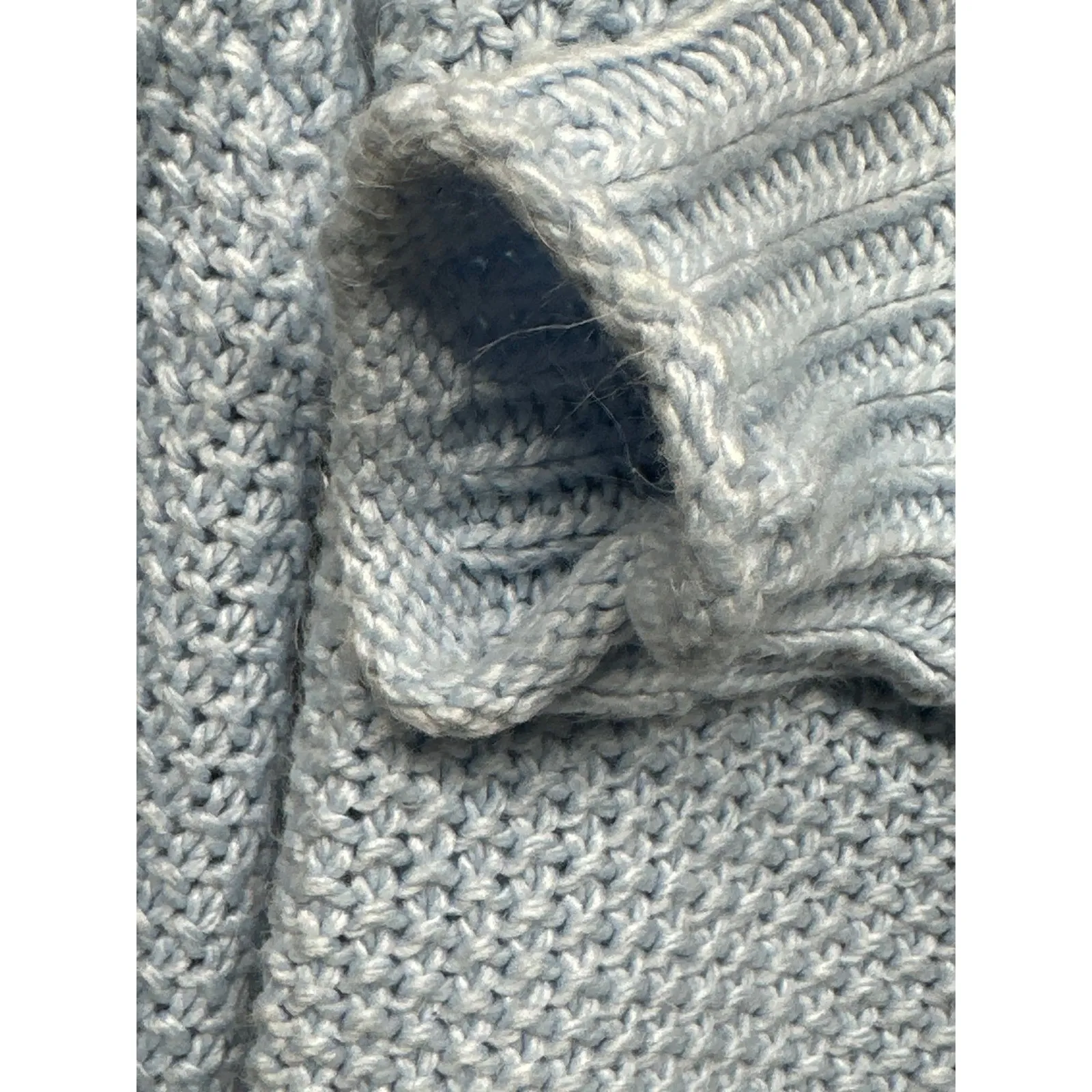 Ana A New Approach Women's PXXL Petite Blue Knit Turtleneck Sweater Size undefined - Image 5