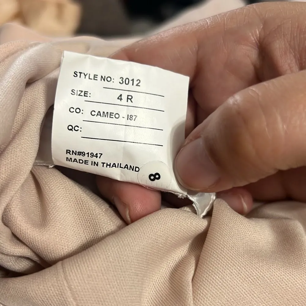 Dessy Collection Off The Shoulder Crossback Gown Size 4 - Image 7