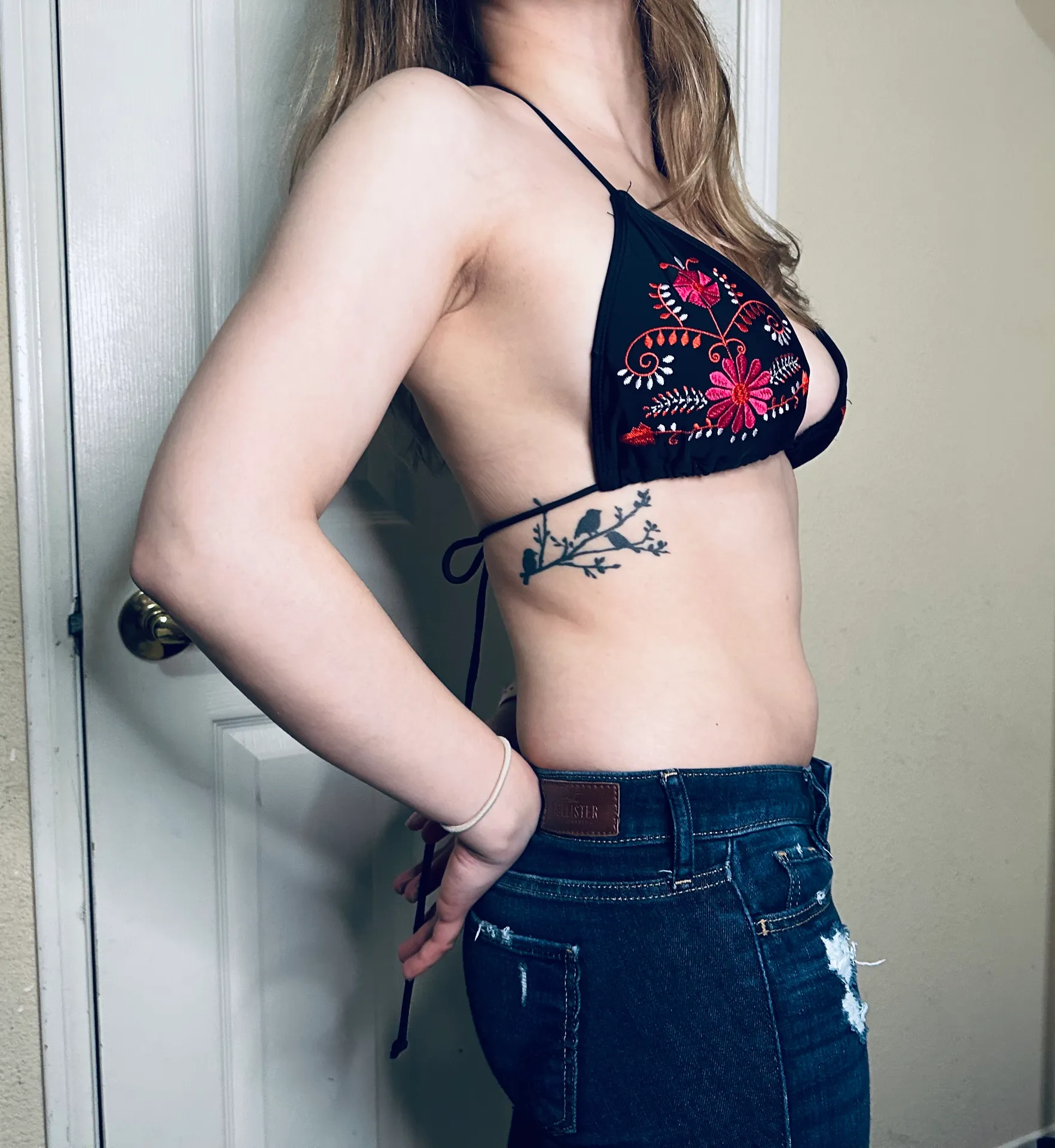 Vintage Frankie's Bikinis Flora Top - L - Image 6