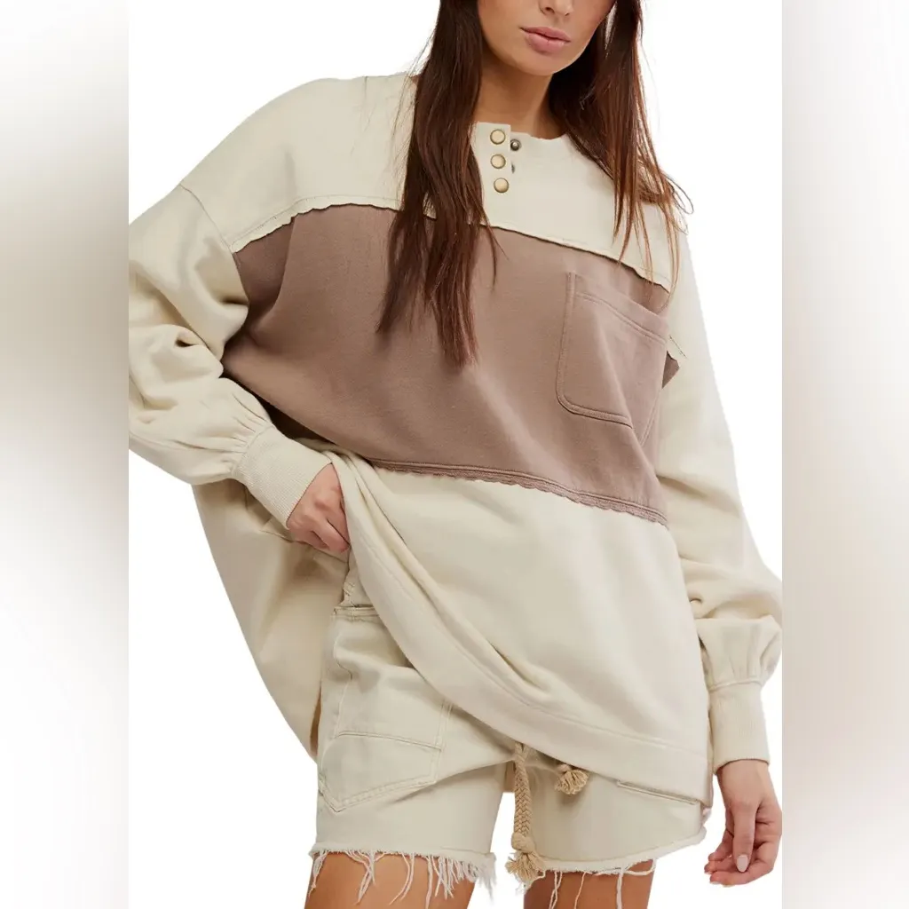 NWOT Free people strawberry sweatshirt - Image 2