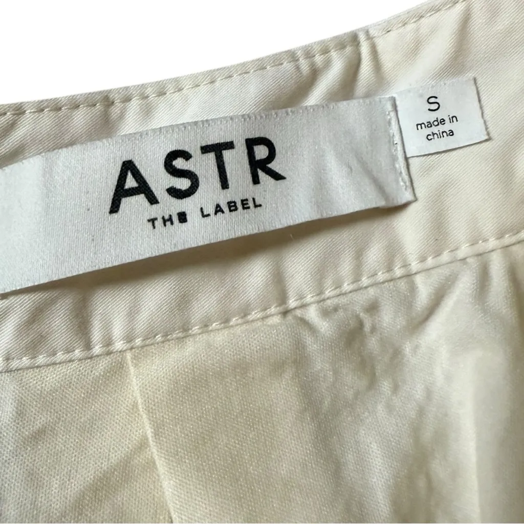 Astr Cream Full Flared Poplin Midi Skirt A Line Flowy Size Small Boho - Image 9