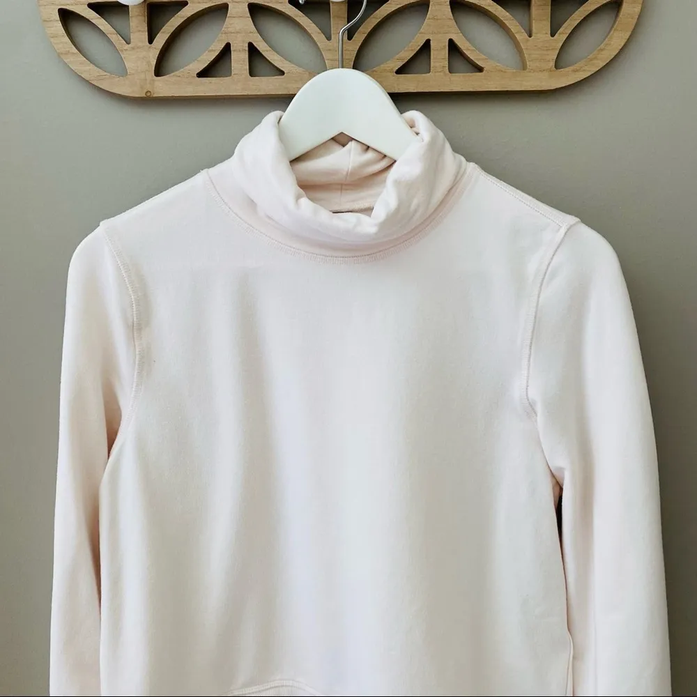 Athleta Turtleneck Long Sleeve Top Pink Sz Small Tall - Image 2