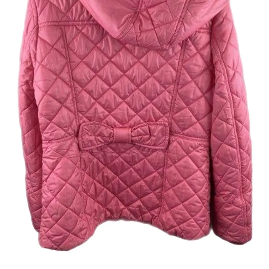Kate Spade Pink Quilted Puffer Jacket Size Large - Image 2