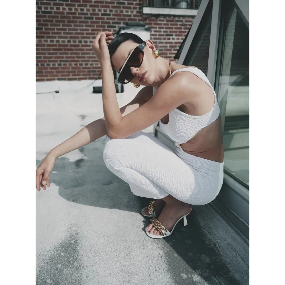 NWT Reina Olga x Ronny Kobo Augusta Crinkle Cut - Image 3