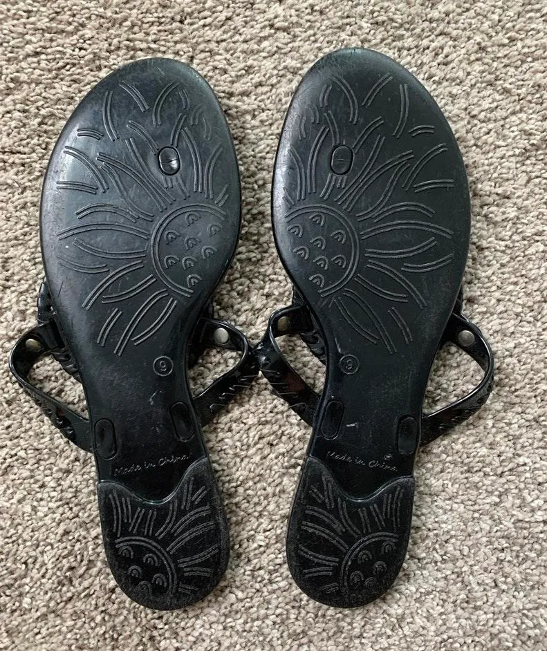 Jack Rogers Black Jelly Jacks - Image 2