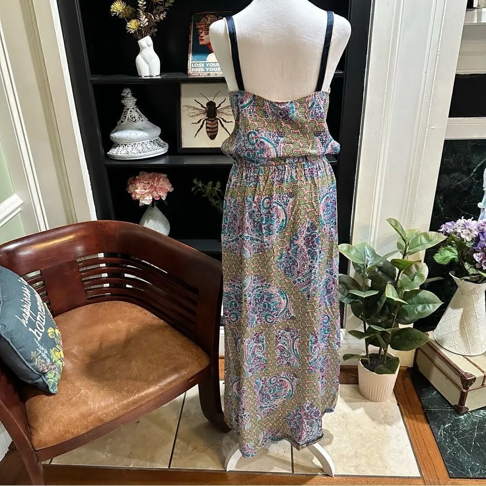 Juicy Couture Imperial Boho Starflower Maxi Dress In Bardot Size 4 - Image 12