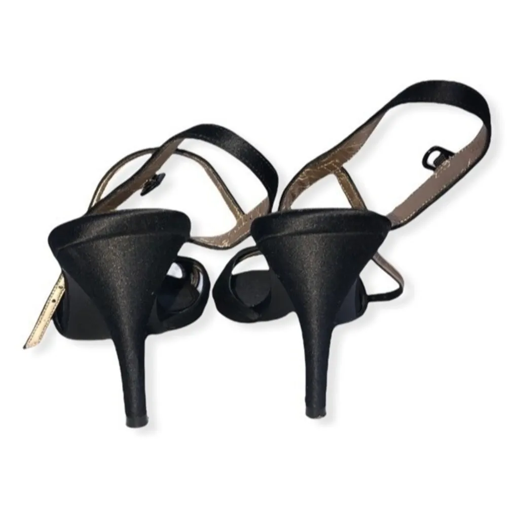 Nina Satin Criss Cross Ankle Strap Sandals - Image 47