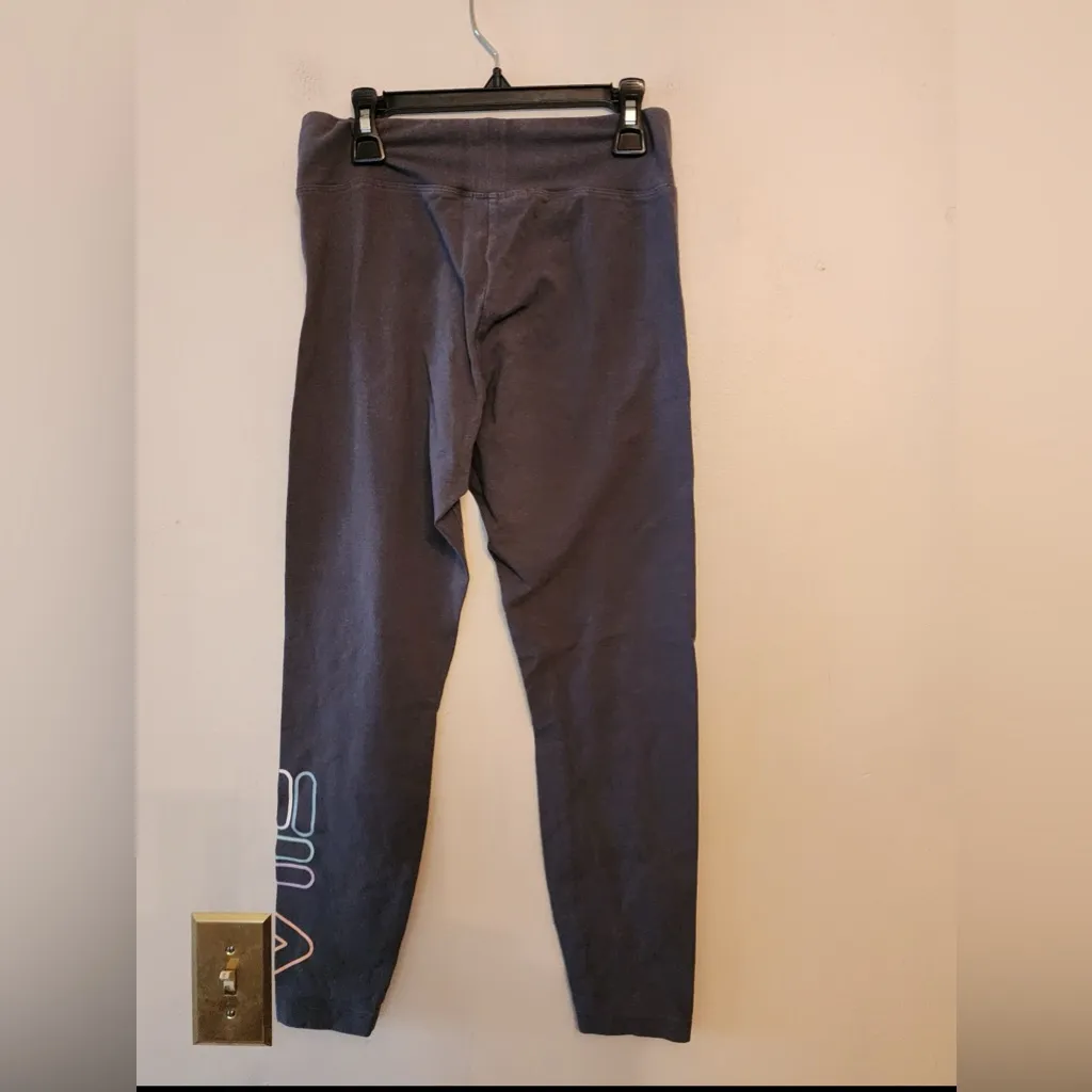 Fila grey high waisted leggings size small - Image 2
